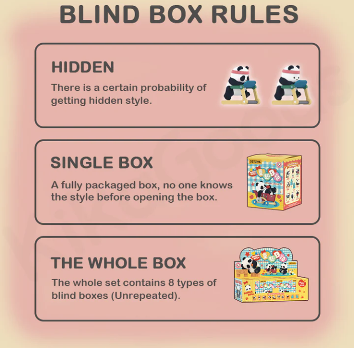 Panda Roll Playful Journal Series Blind Box - POPBOXSS