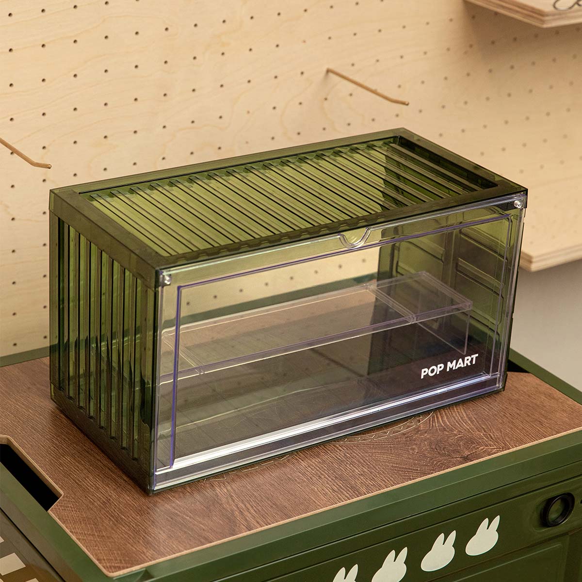 POP MART Assembled Display Container (Transparent Green) - POPBOXSS