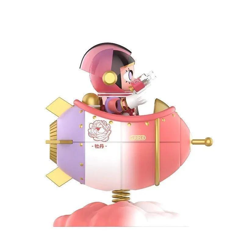 MEGA SPACE MOLLY 100% Blooming Series Peony Figure - POPBOXSS