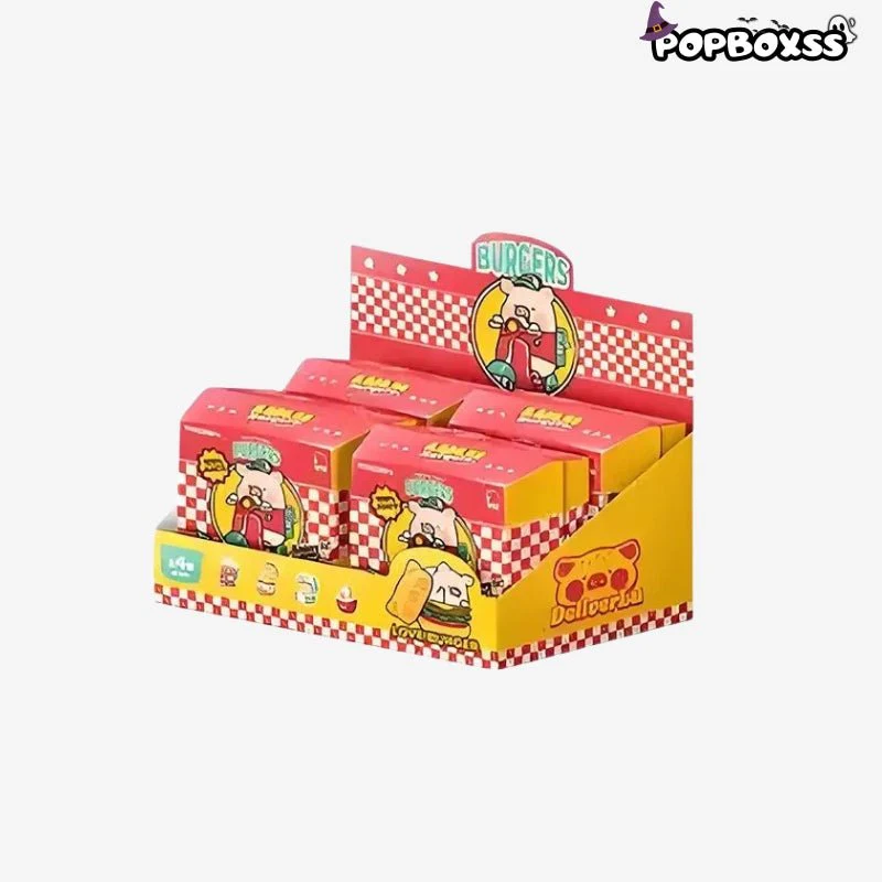 LuLu the Piggy Burger Express Movable Series Figures, Blind Box - POPBOXSS
