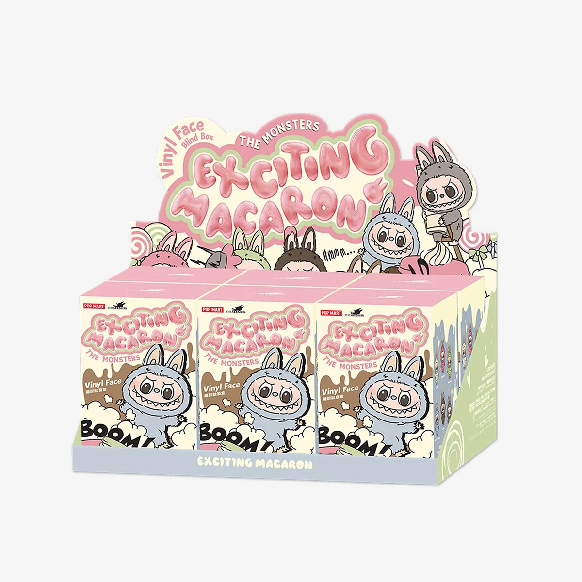 The Monsters LABUBU Exciting Macaron Series Plush Pendant Blind Box - POPBOXSS