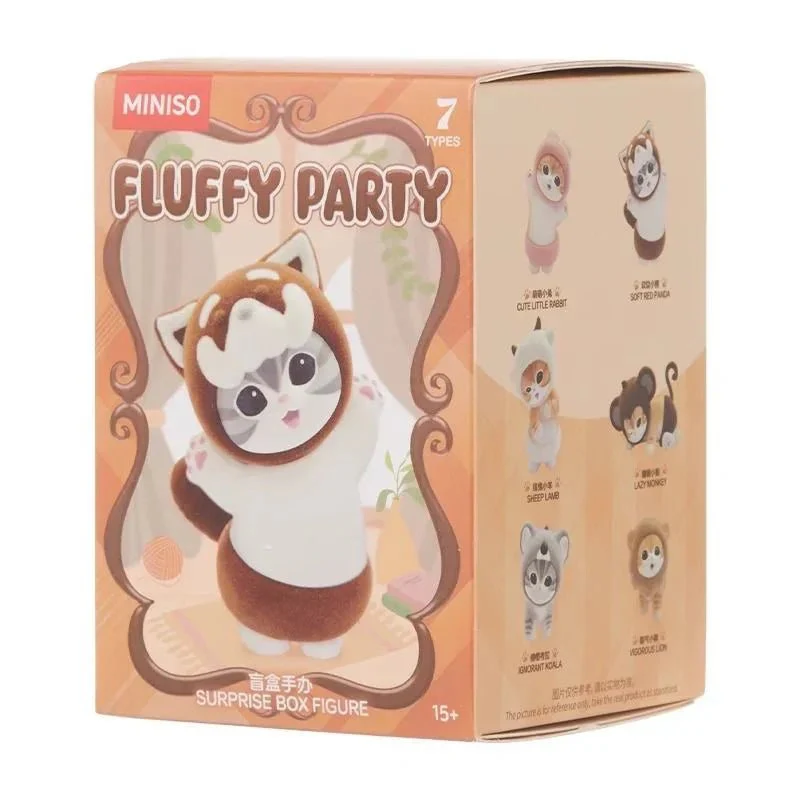 Mofusand Fluffy Party Series Figures. Blind Box - POPBOXSS