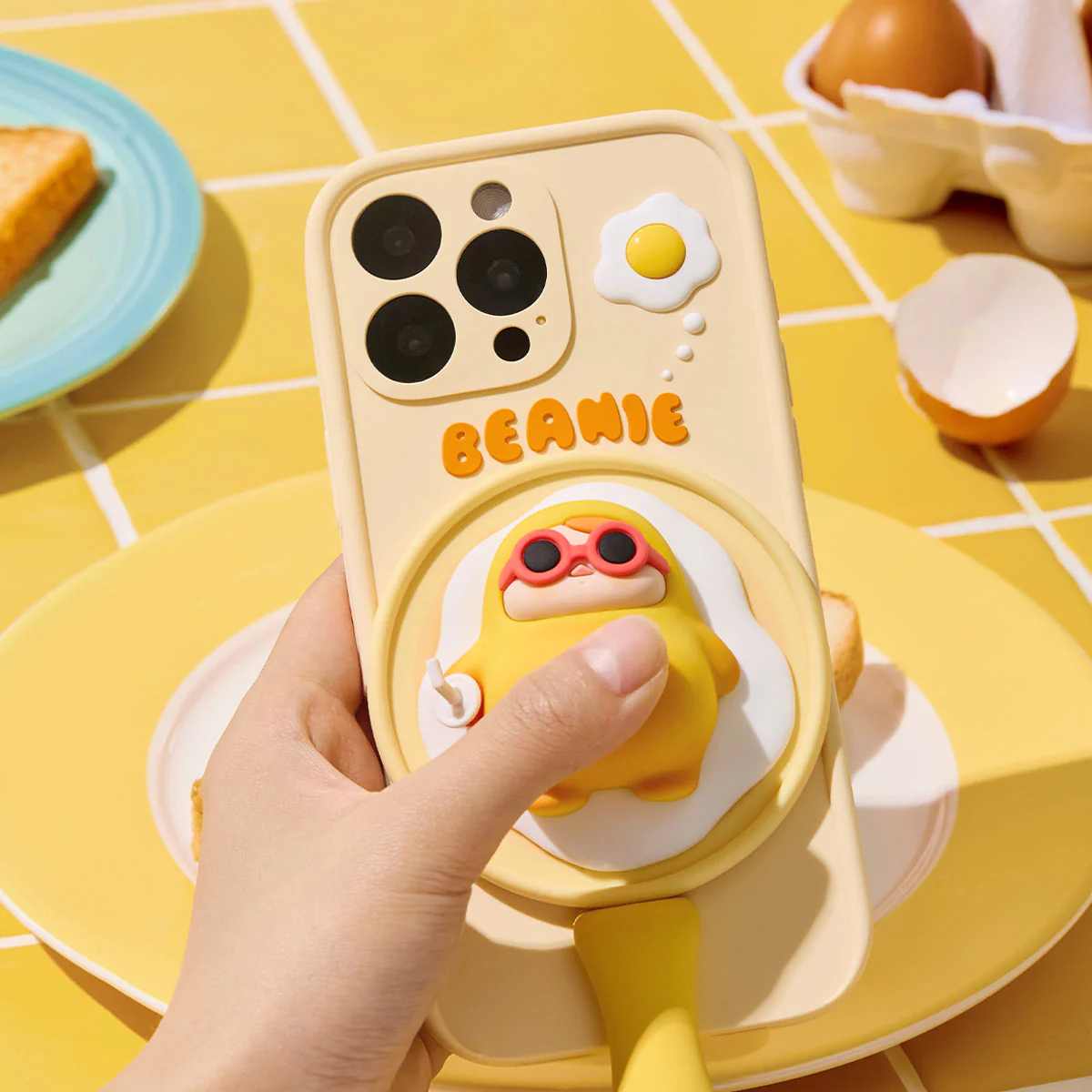 PUCKY Egg Beanie Series-Phone Case - POPBOXSS