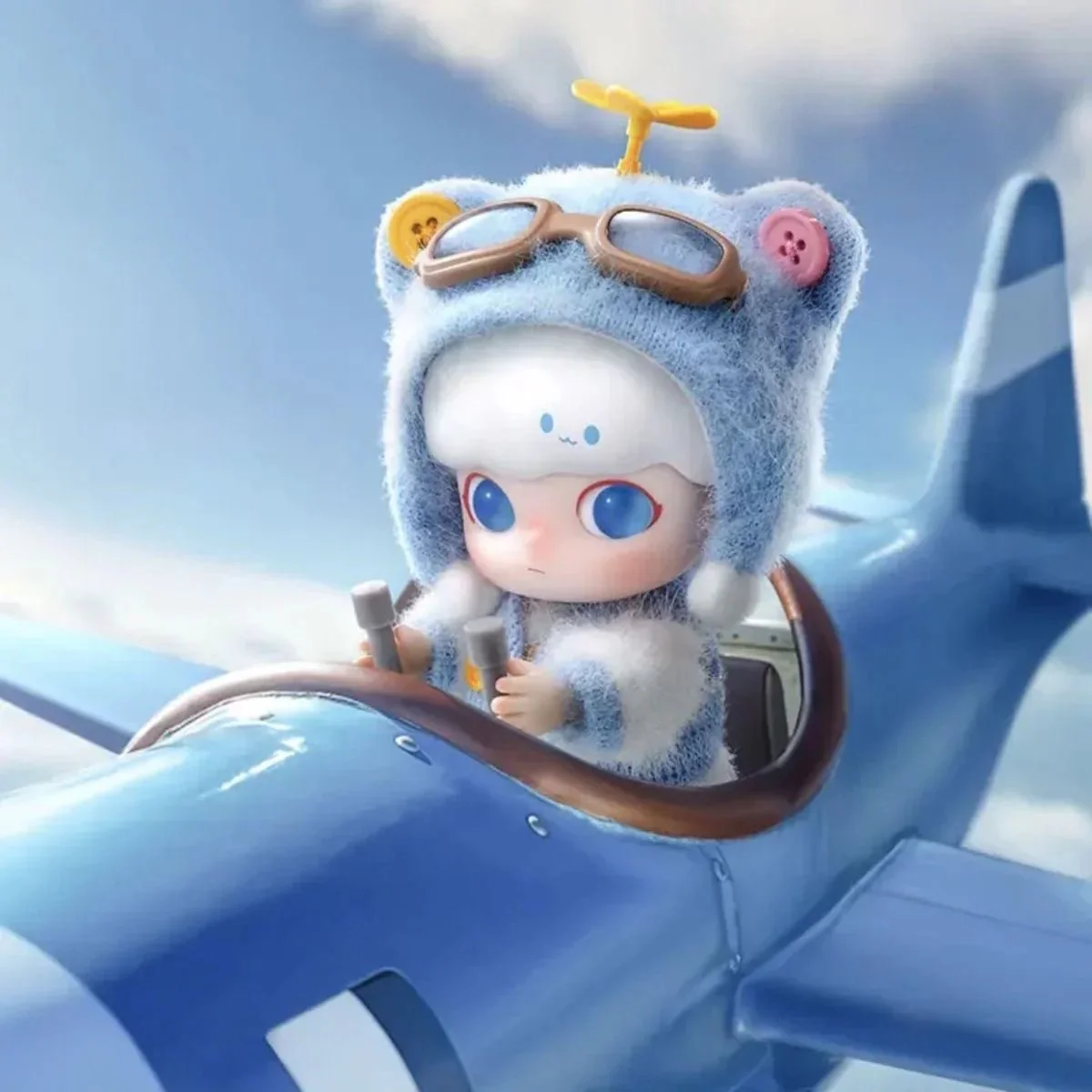 Dimoo Pilot Bear Action Figure - POPBOXSS