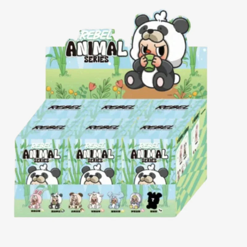 REBEL Bear Animal Series Vinyl Plush Blind Box - POPBOXSS