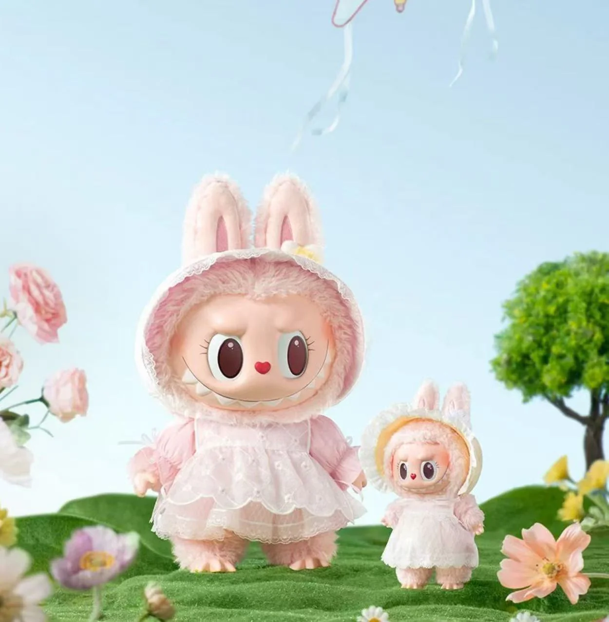 The Monsters Mokoko Fall Into Spring Series Pendant & Vinyl Plush Doll. Mokoko V2 - POPBOXSS