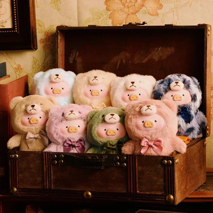 LuLu the Piggy Teddy Lulu Vinyl Face Series Plush Dolls. Blind Box - POPBOXSS