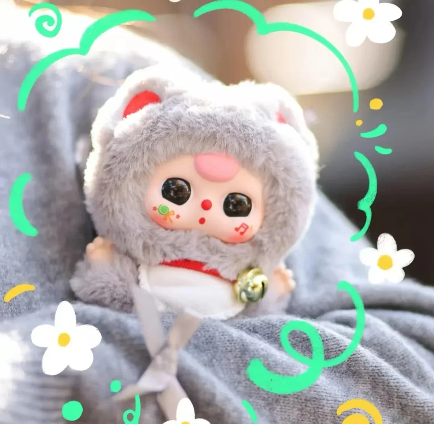 Baby Three Billionaires Cat Series Plush Dolls. Blind Box - POPBOXSS