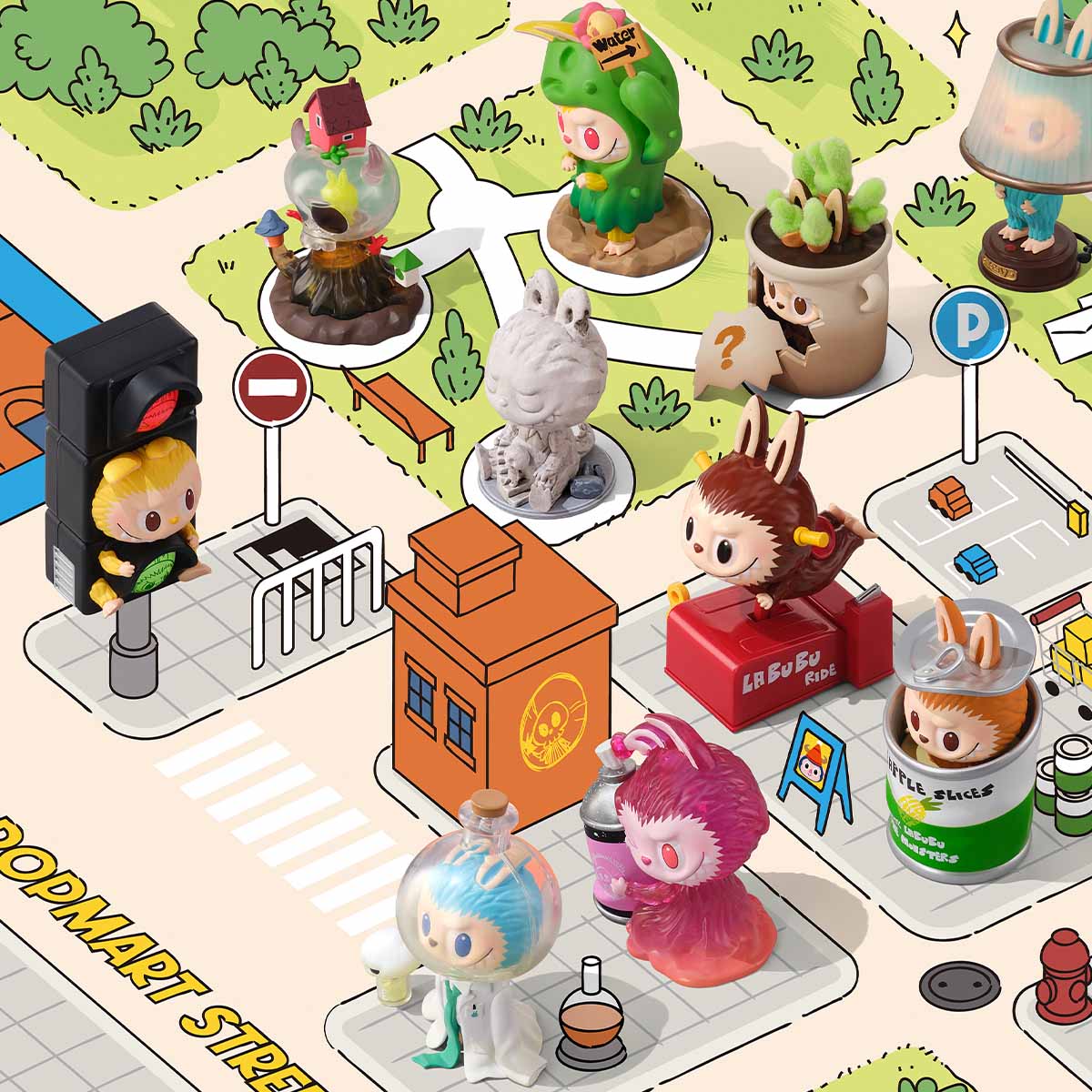 The Monsters LABUBU Almost Hidden Series Figures. Blind Box - POPBOXSS