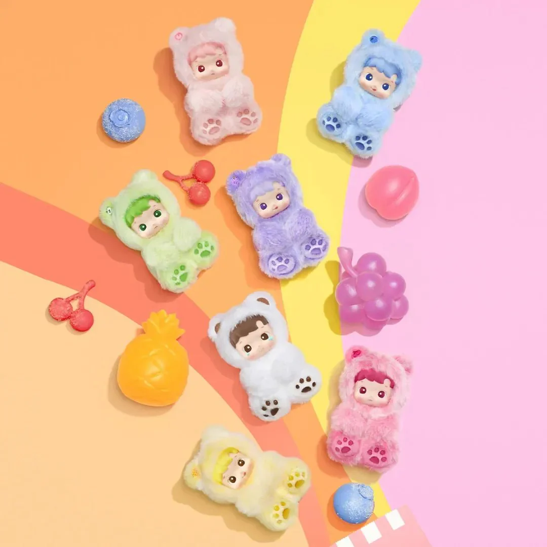 HACIPUPU Gummy Bear Series-Vinyl Plush Pendant Blind Box - POPBOXSS