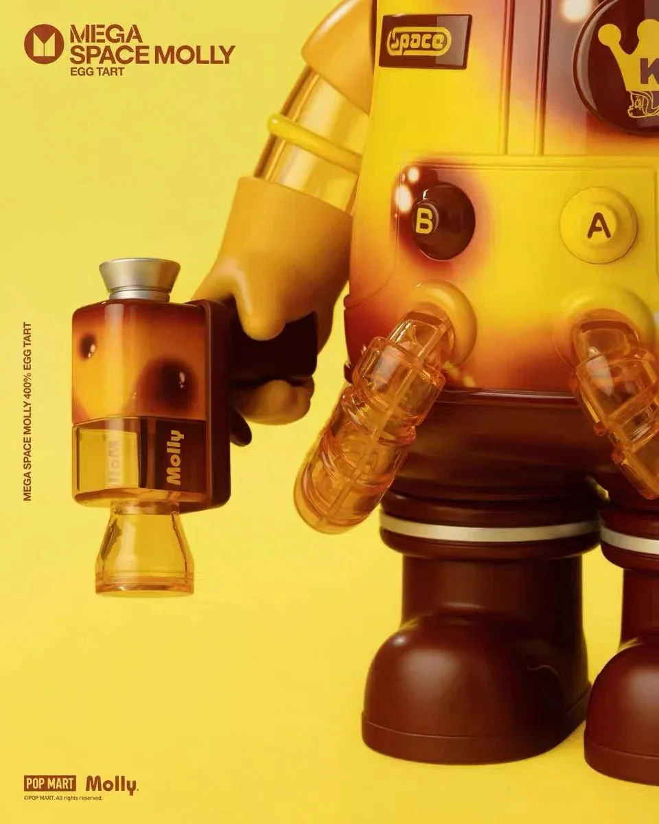 POP MART MEGA SPACE MOLLY 400% EggTart Macao Limitted - POPBOXSS