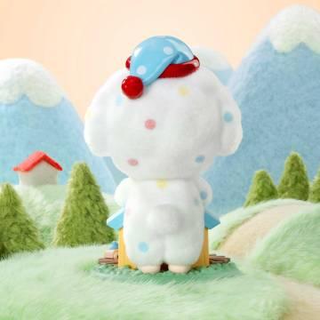 Hacipupu Fluffy Puppy Figure. Hanging Card - POPBOXSS