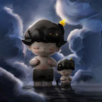 MEGA JUST DIMOO 400% A Thunder Shower - POPBOXSS