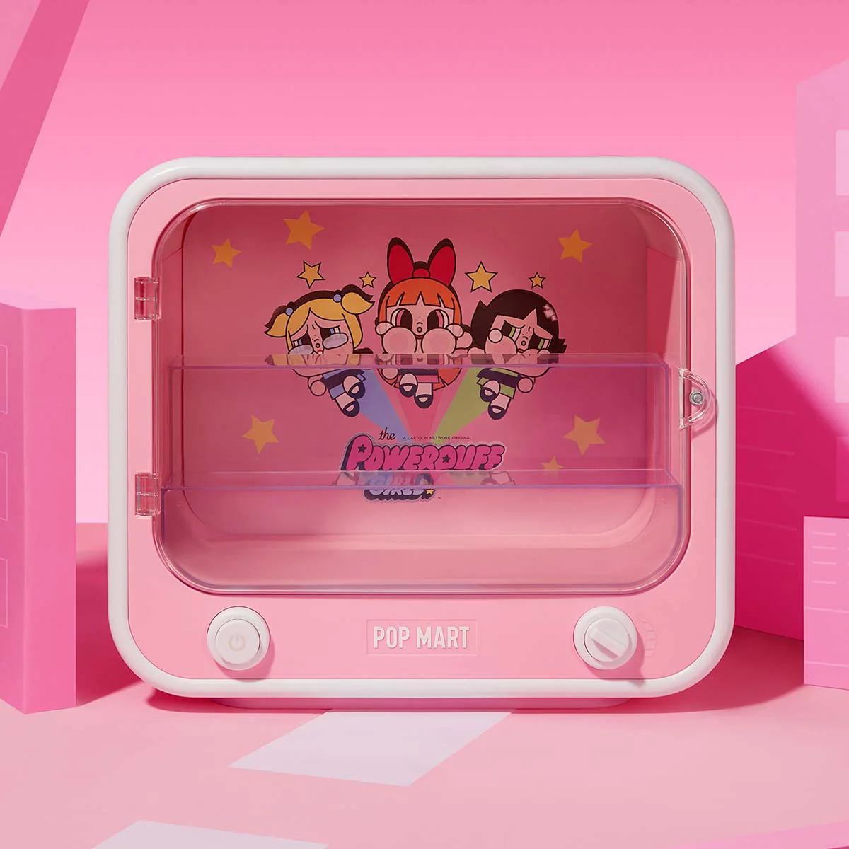 CRYBABY × Powerpuff Girls Series-TV Set Luminous Display Container - POPBOXSS