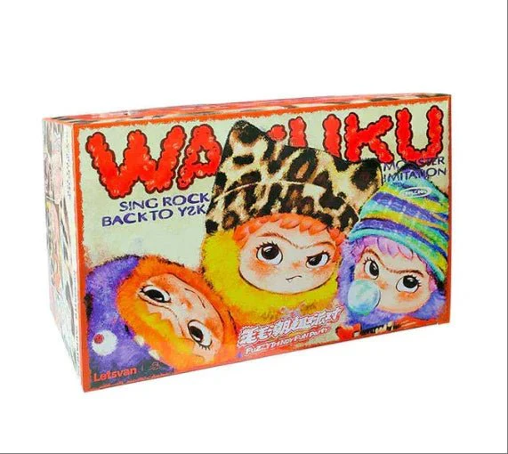 WAKUKU Fuzzy Trendy Fun Party Series Plush Dolls. Blind Box - POPBOXSS