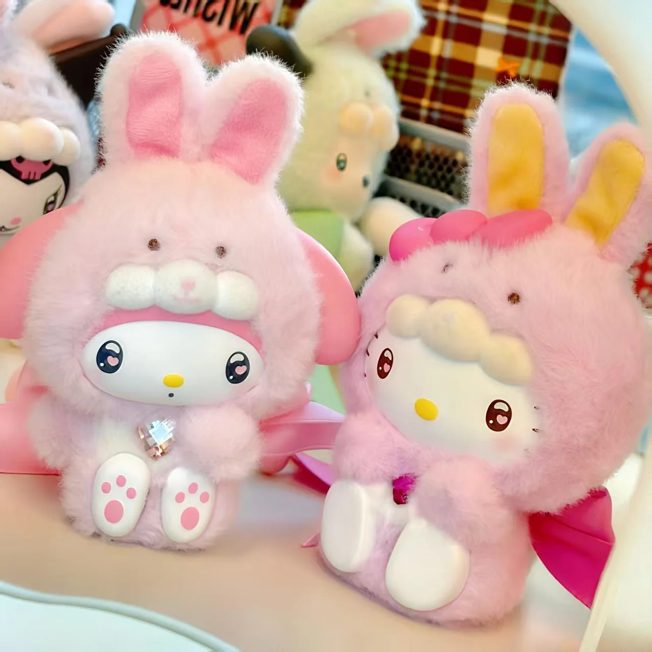 SANRl0 Characters Diamond Bunny Baby Series Plush Blind Box - POPBOXSS