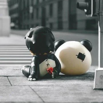 Hirono Doll Panda Figure - POPBOXSS