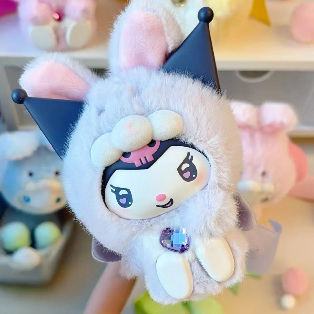SANRl0 Characters Diamond Bunny Baby Series Plush Blind Box - POPBOXSS