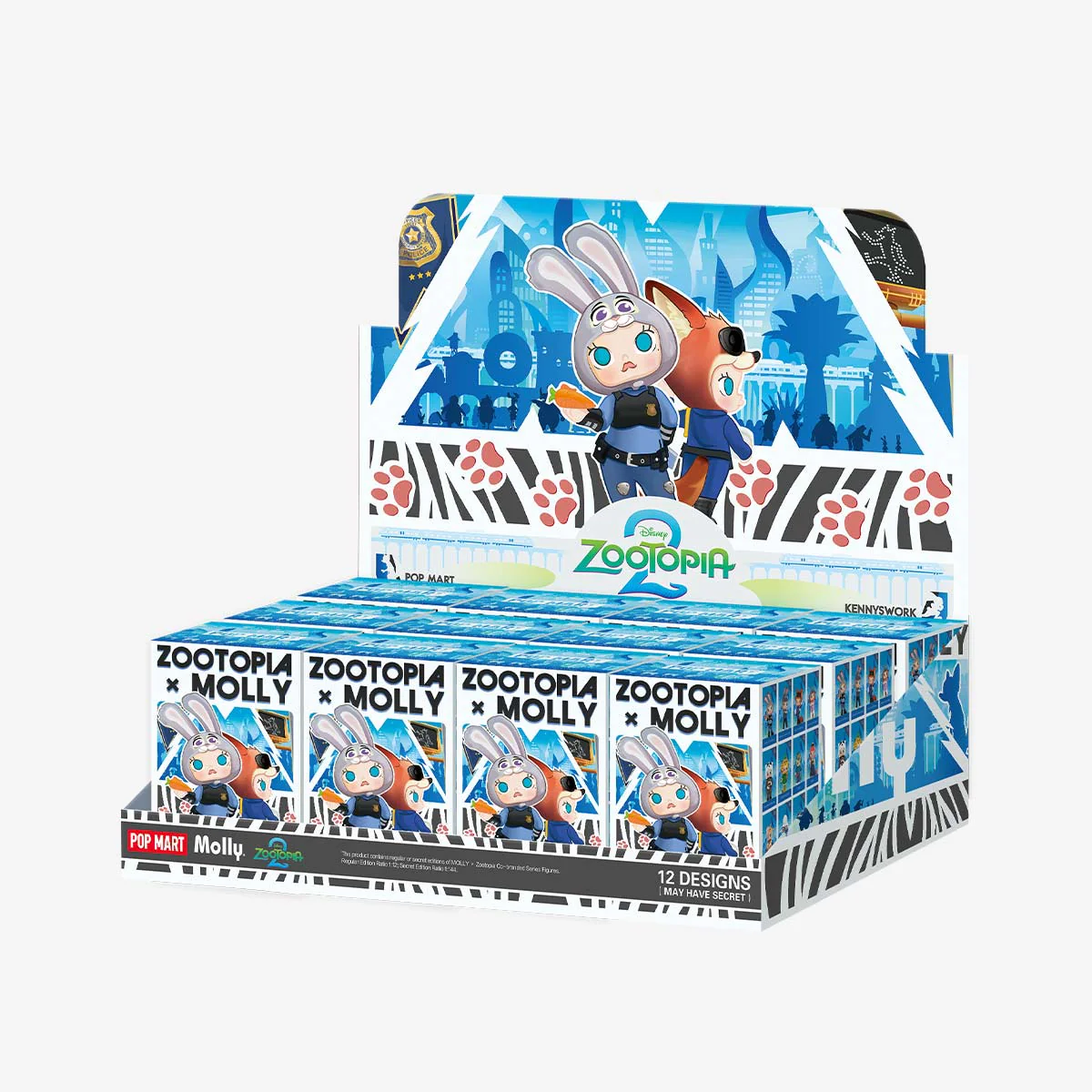 MOLLY × Zootopia Co-branded Series Figure, Blind Box - POPBOXSS