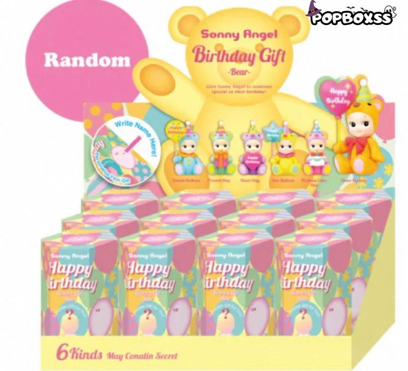 Sonny Angel Birthday Gift Bear Series - POPBOXSS