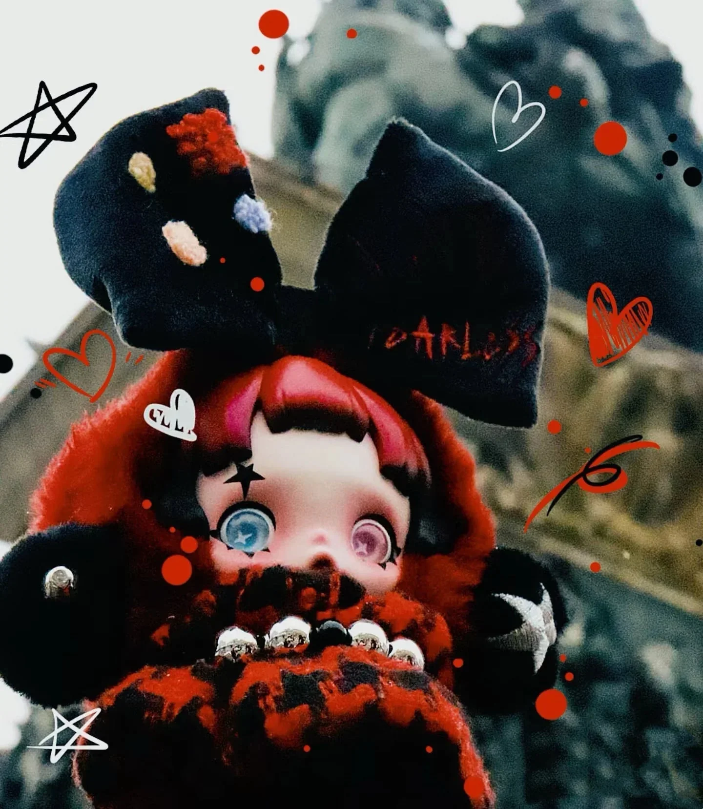 SKULLPANDA Plush-6kHz. Italy Limited - POPBOXSS