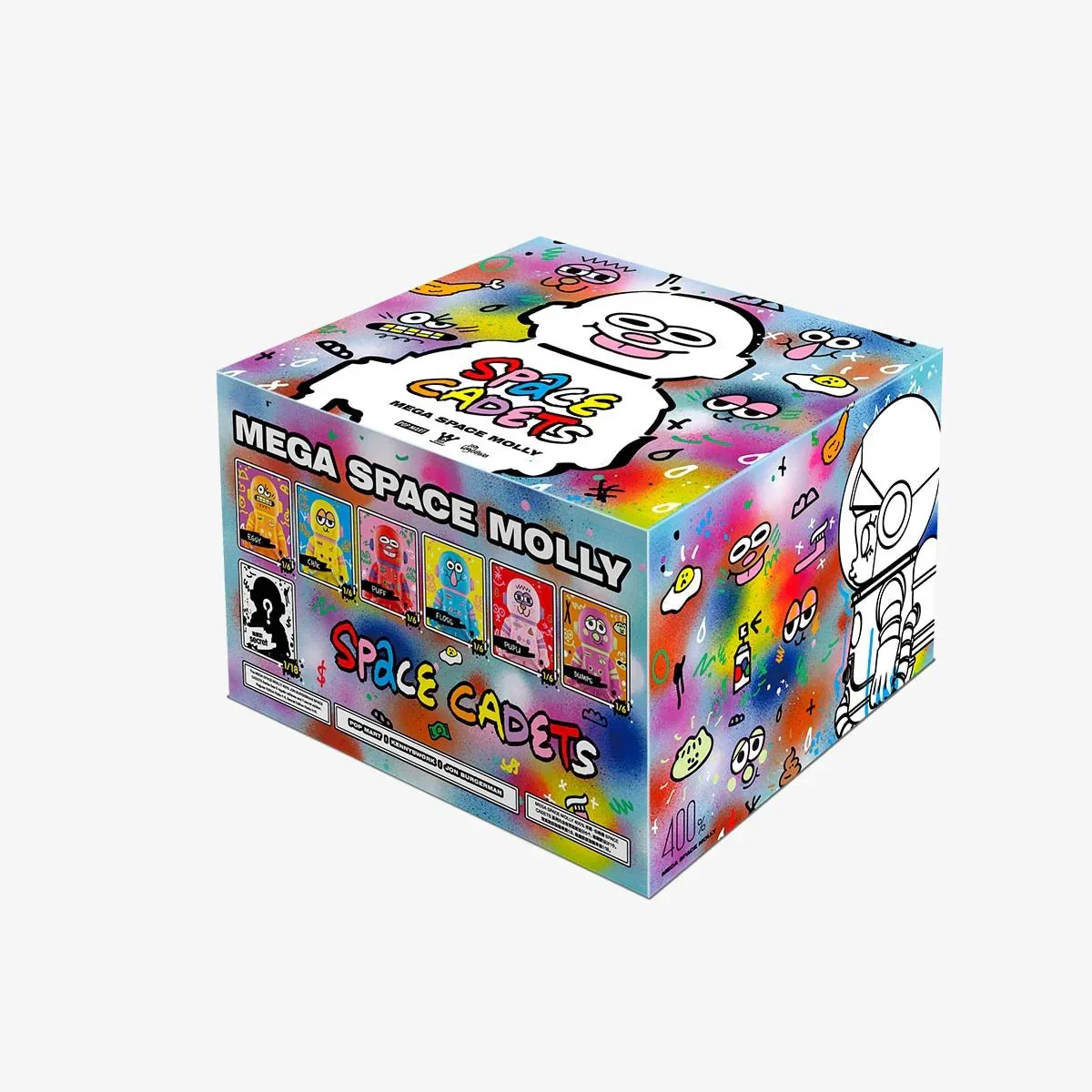 MEGA SPACE MOLLY 400% JON BURGERMAN SPACE CADETS Series Figures. Blind Box - POPBOXSS