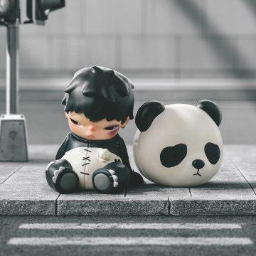 Hirono Doll Panda Figure - POPBOXSS