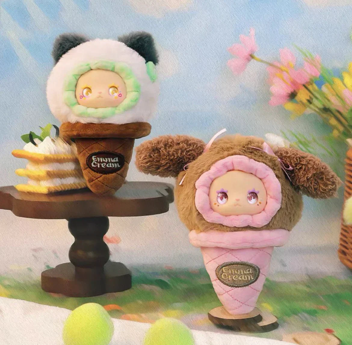 LOVELY EMMA Scoop Ice Cream Series Plush Dolls. Blind Box - POPBOXSS