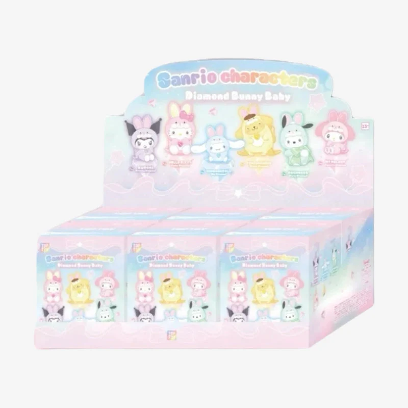 SANRl0 Characters Diamond Bunny Baby Series Plush Blind Box - POPBOXSS