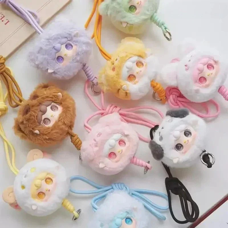 Yooki V7 Little Zoo Series-Phone Lanyard Plush Dolls. Blind Box - POPBOXSS