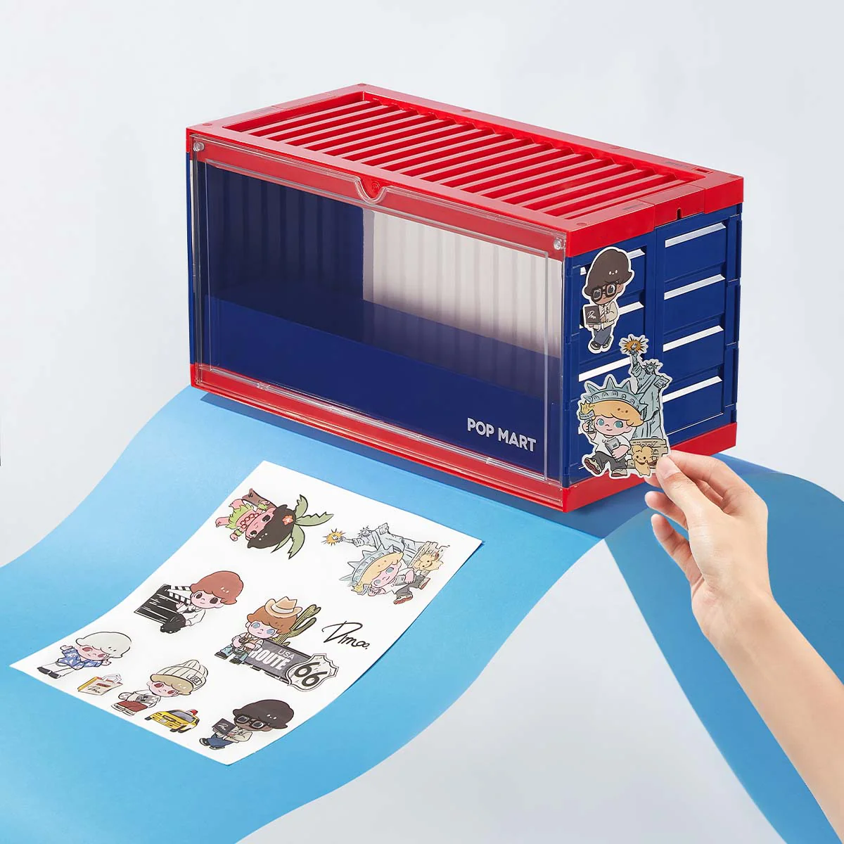 DIMOO'S HOLIDAY IN THE USA SERIES-Luminous Display Container - POPBOXSS