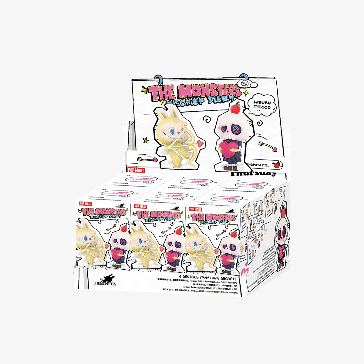 THE MONSTERS LABUBU Mischief Diary Series Figures - POPBOXSS