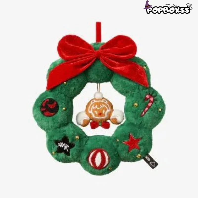SKULLPANDA Tell Me What You Want Series Plush Wreath Pendant - POPBOXSS