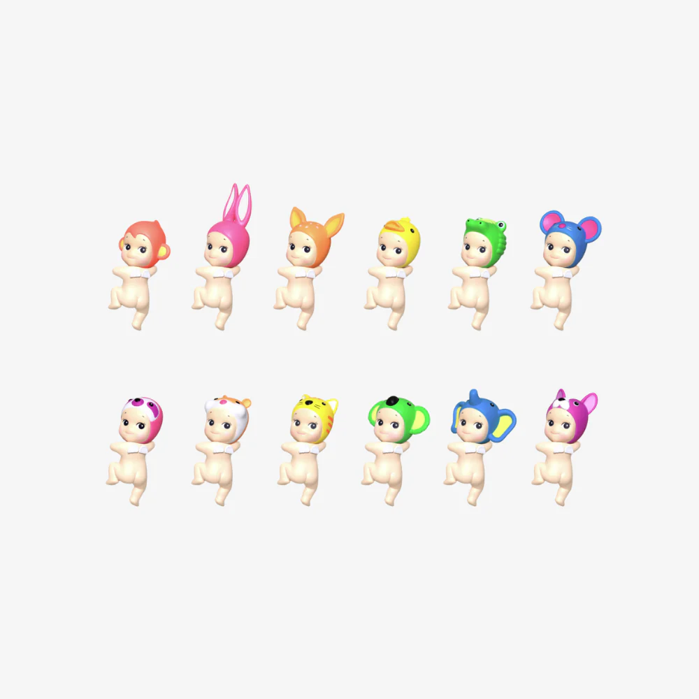 Sonny Angel Looking Back Series HIPPERS Figures. Blind Box - POPBOXSS