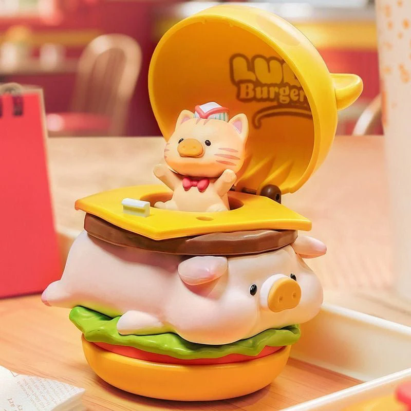 LuLu the Piggy Burger Express Movable Series Figures, Blind Box - POPBOXSS