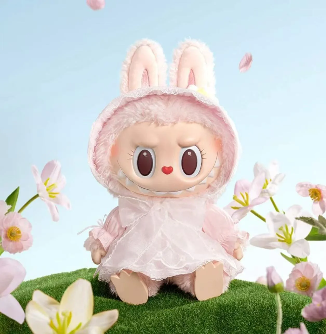 The Monsters Mokoko Fall Into Spring Series Pendant & Vinyl Plush Doll. Mokoko V2 - POPBOXSS