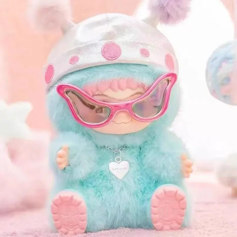 WAKUKU Fuzzy Trendy Fun Party Series Plush Dolls. Blind Box - POPBOXSS