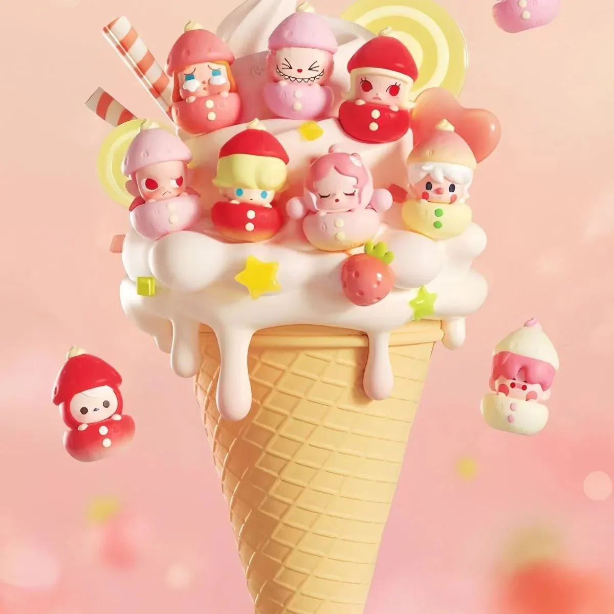 POP BEAN 2025 New Year Collection Sitting Series PVC Figures - POPBOXSS