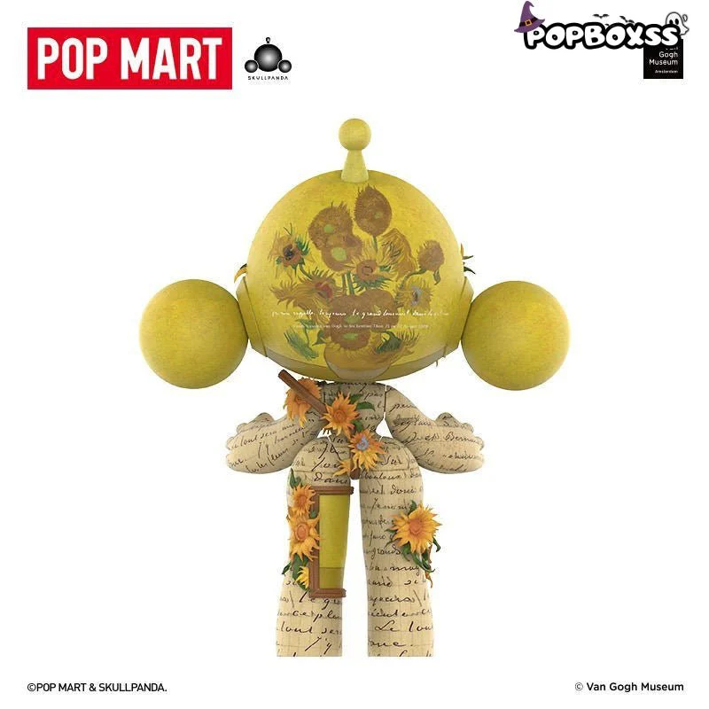 MEGA α SKULLPANDA 400% Van Gogh Museum Sunflowers (PRE-ORDER
