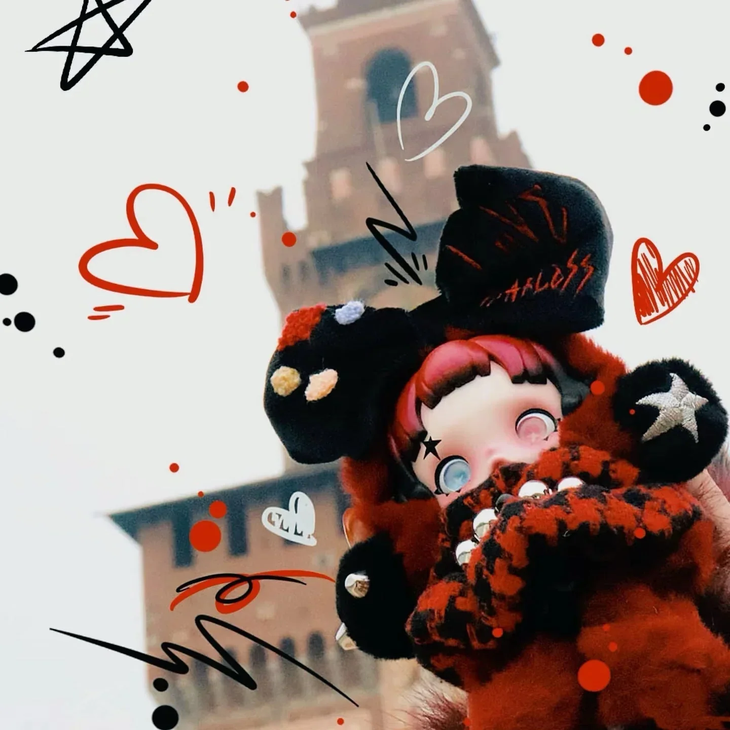 SKULLPANDA Plush-6kHz. Italy Limited - POPBOXSS