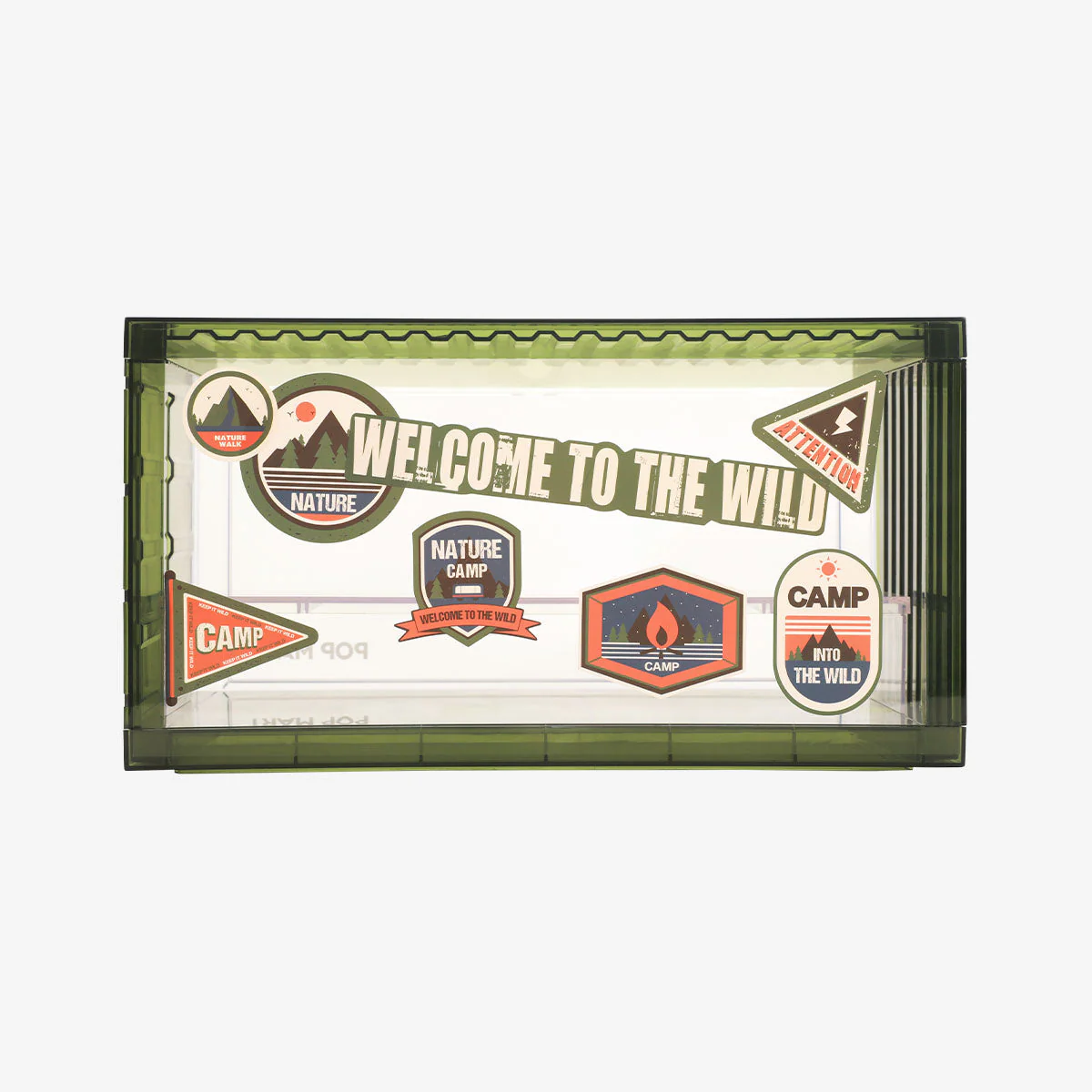 POP MART Assembled Display Container (Transparent Green) - POPBOXSS