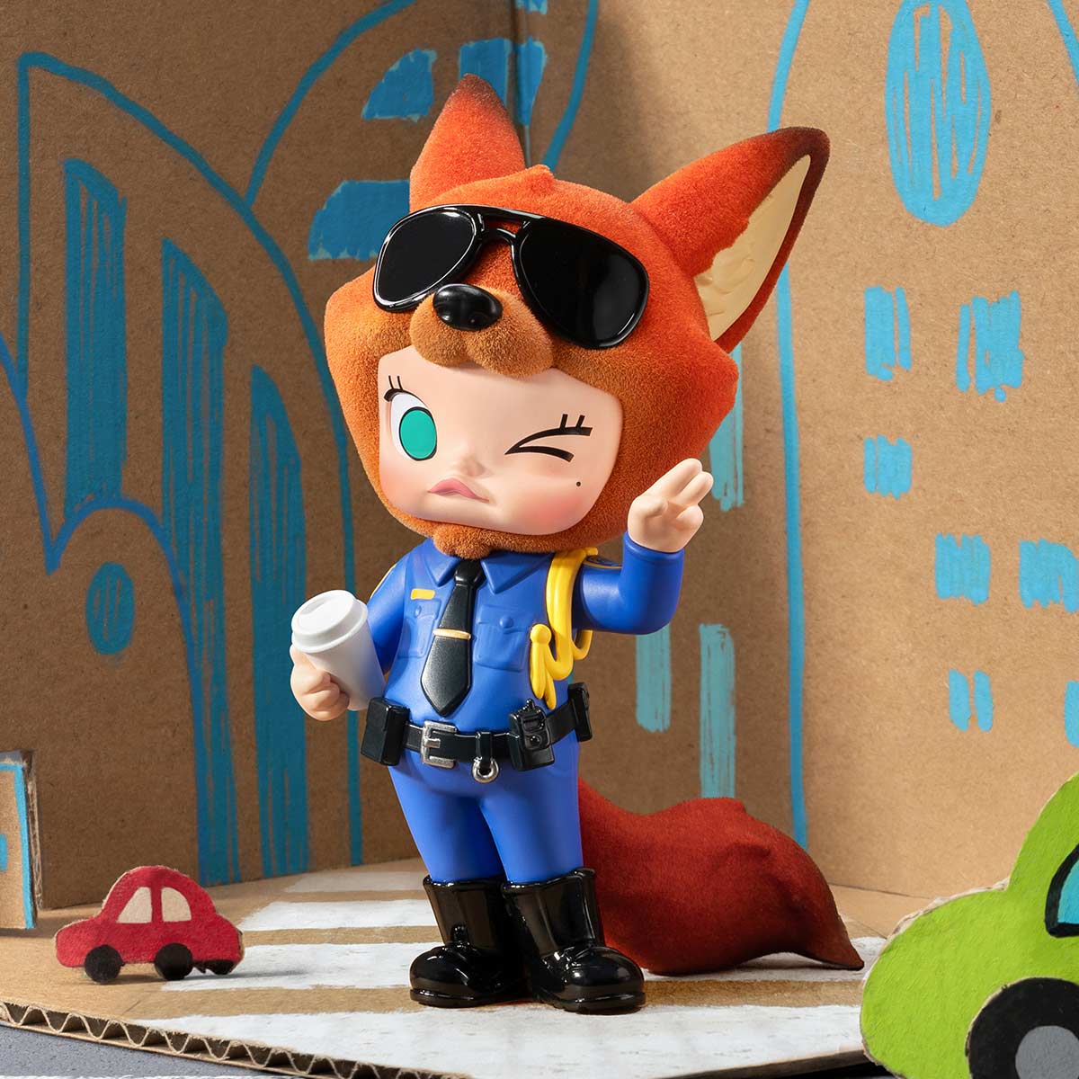 MOLLY × Zootopia Co-branded Series Figure, Blind Box - POPBOXSS