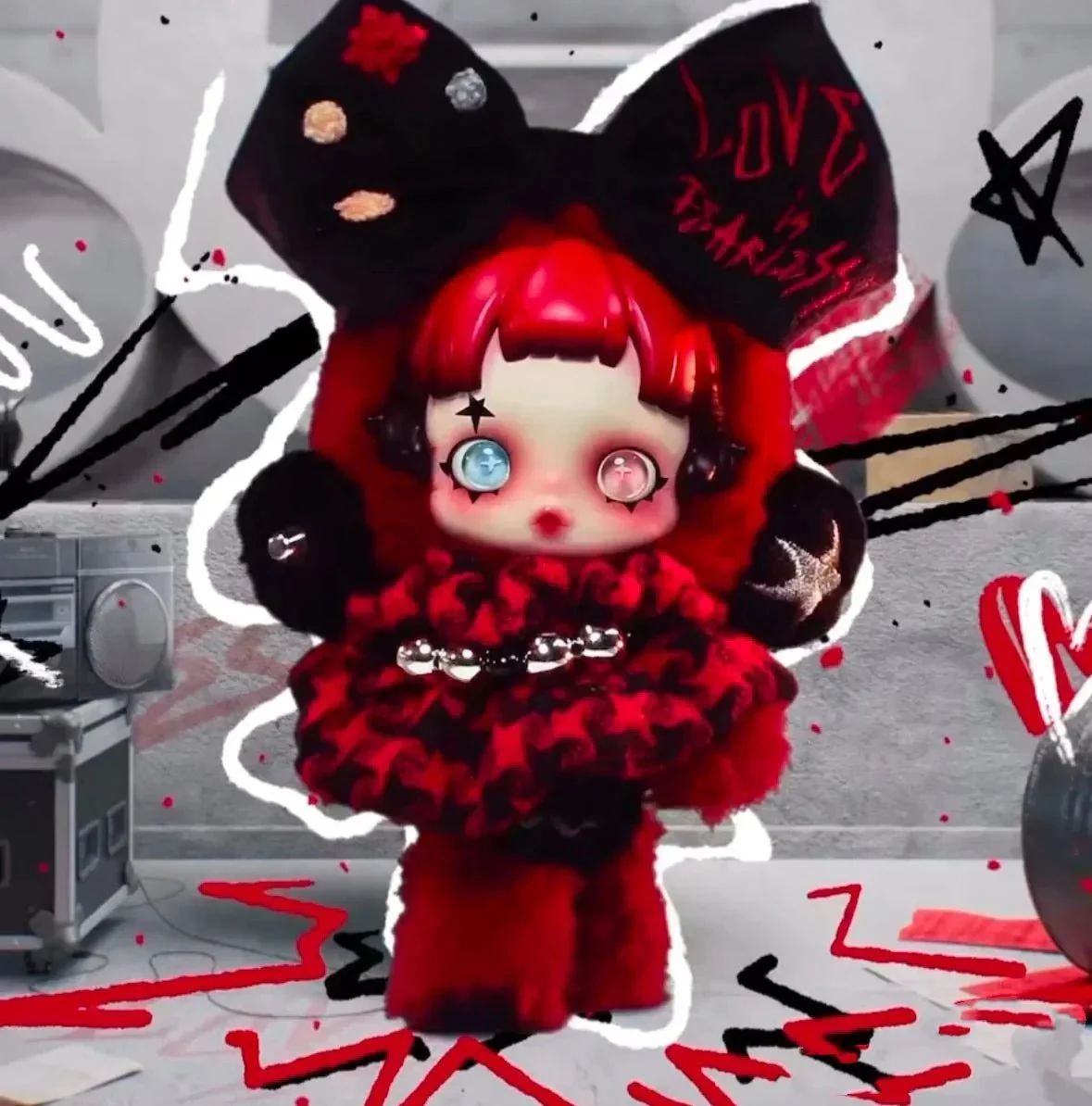 SKULLPANDA Plush-6kHz. Italy Limited - POPBOXSS