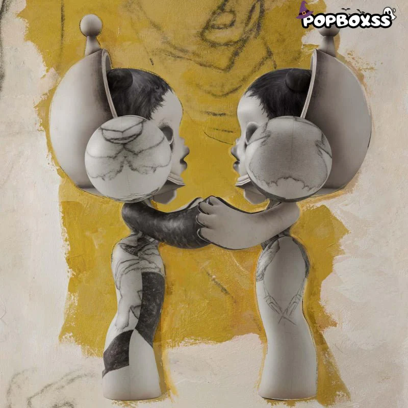 MEGA α SKULLPANDA 400% Egon Schiele - POPBOXSS