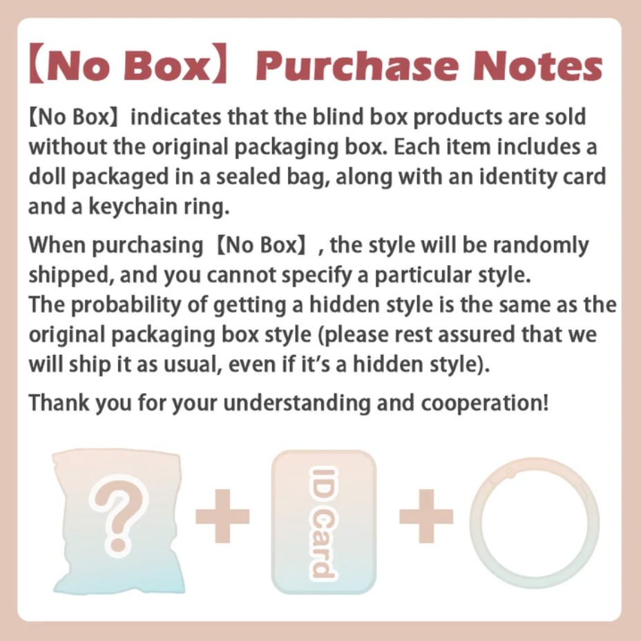 Nommi Loveliness Never Ends Series Plush Dolls. Blind Box - POPBOXSS