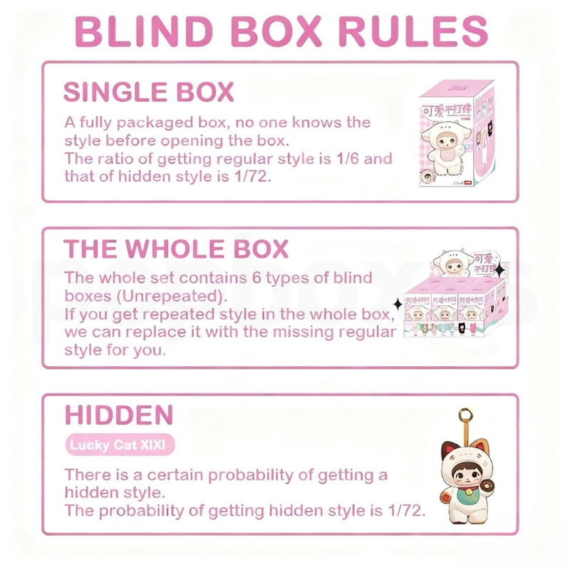 Nommi Loveliness Never Ends Series Plush Dolls. Blind Box - POPBOXSS