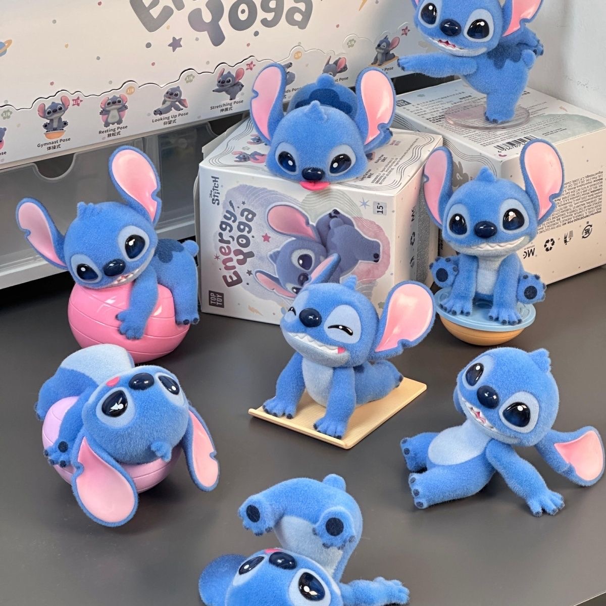 TOP TOY STlTCH Energy Yoga Series Figures, Blind Box - POPBOXSS