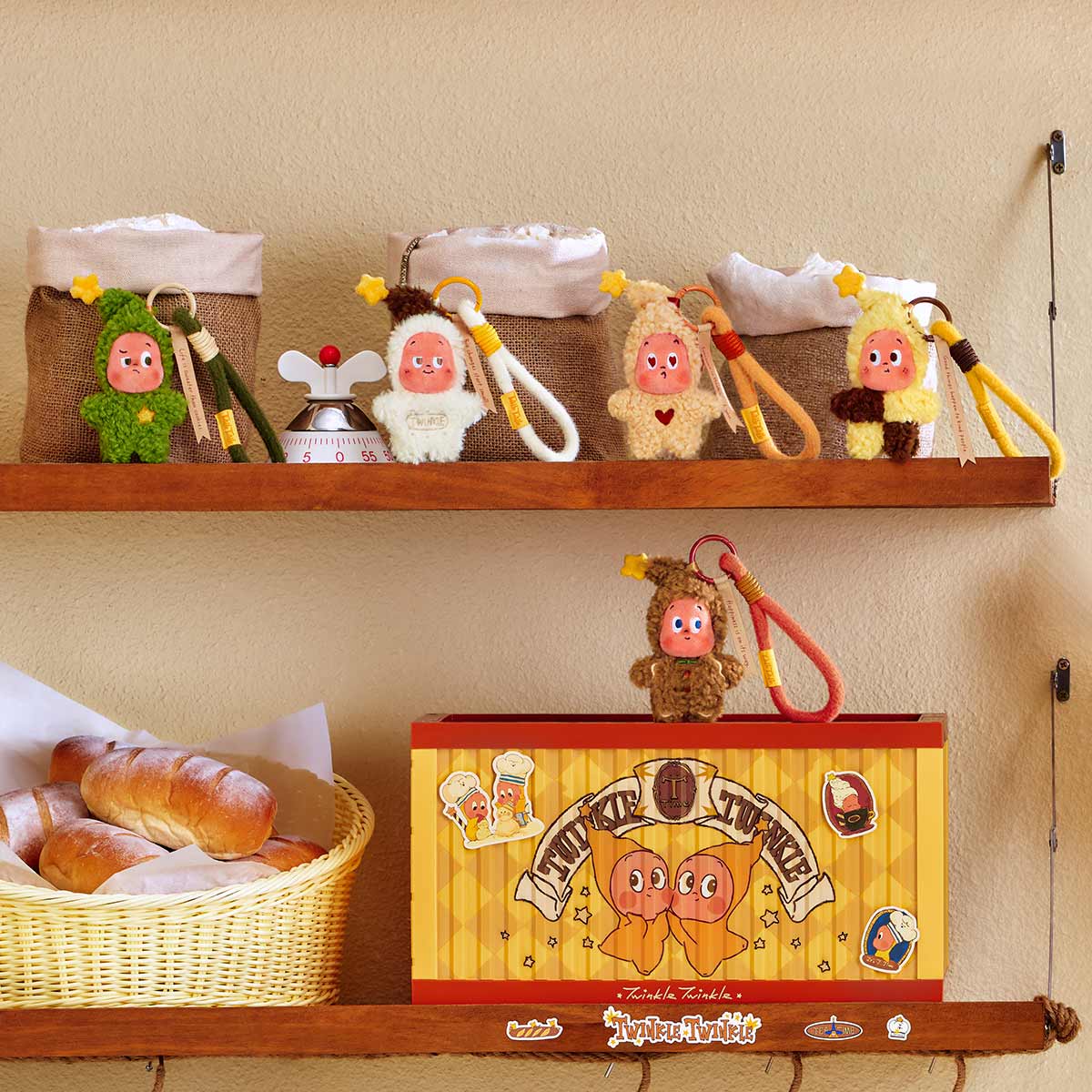 Twinkle Twinkle Delicious Moments Series Freshly Baked Biscuits Plush Pendant Blind Box - POPBOXSS