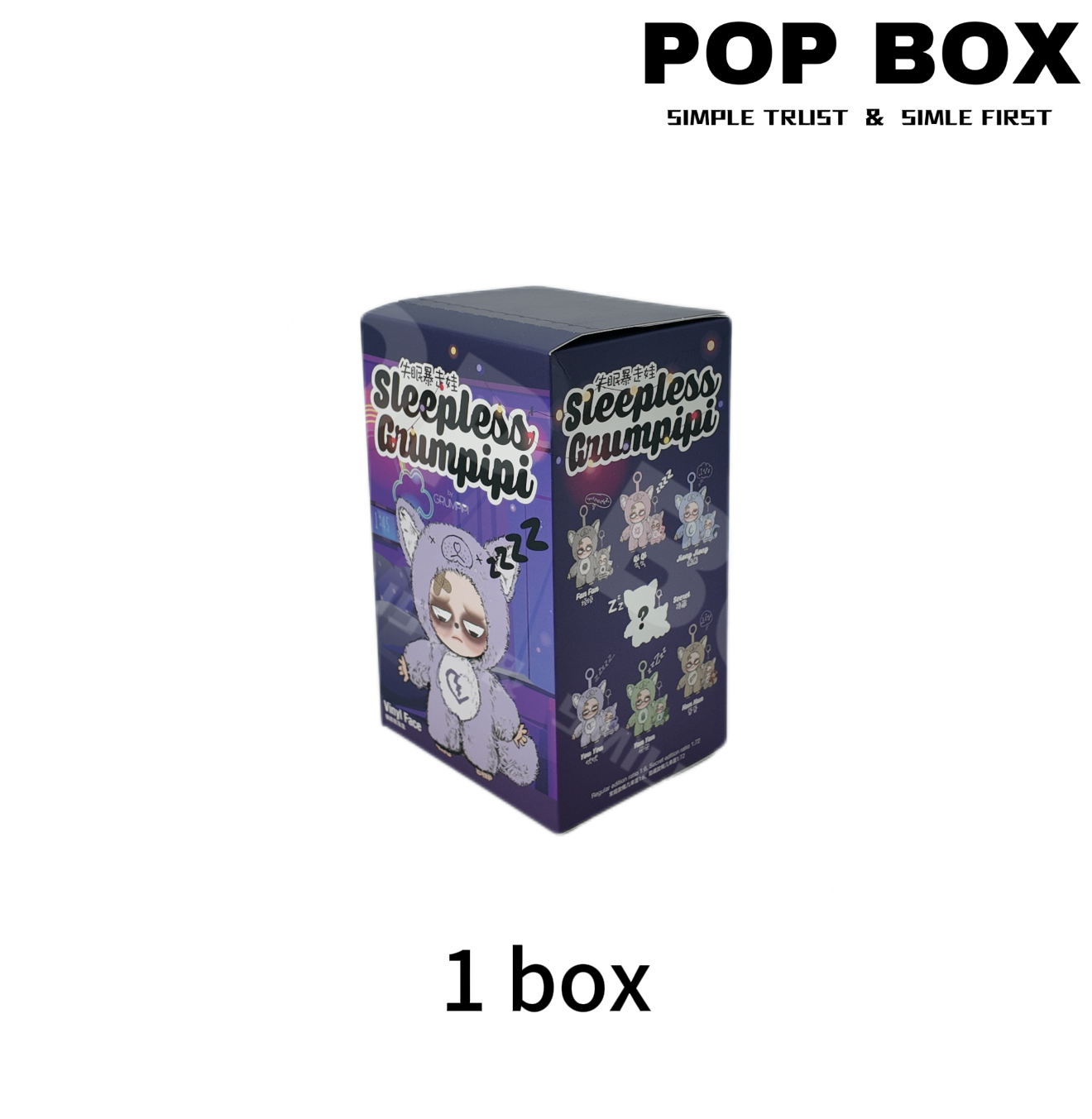 【US 3-5 arrival】Sleepless Grumpipi Series Figures, Blind Box - POPBOXSS