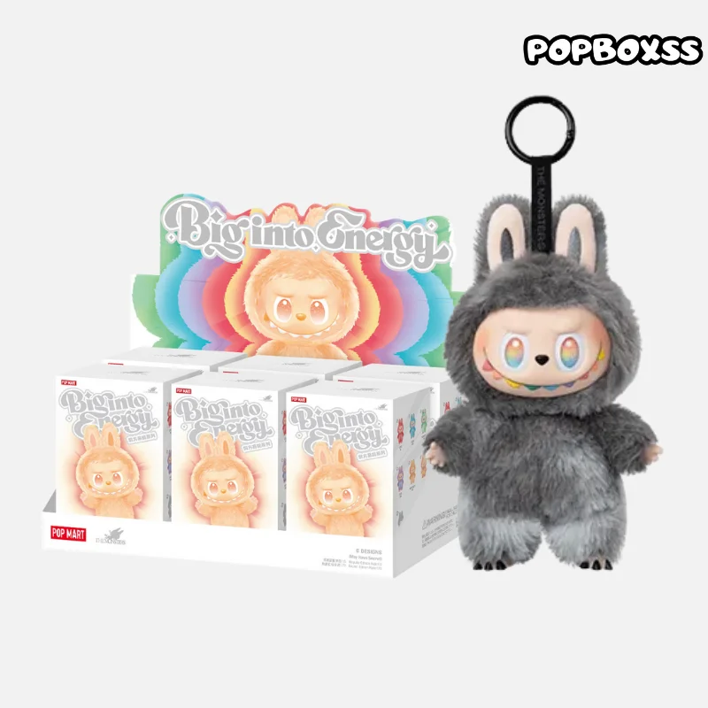 THE MONSTERS LABUBU V3 Big Into Energy Series Plush Dolls Pop Mart